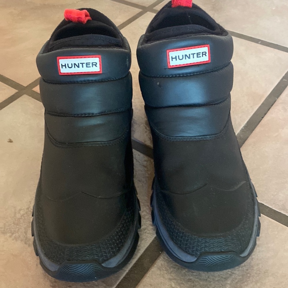 Hunter Black Original Insulated Snow Ankle Boot US 10 UK 8